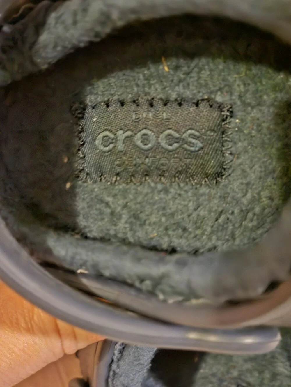 Crocs Toddler Navy Lined Shoes - C7